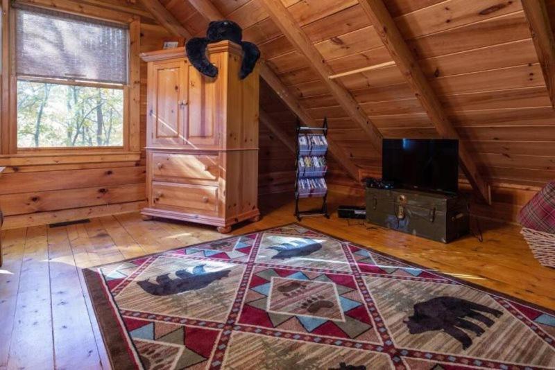 Villa Mountain Time Cabin, Hot tub, Fire Pit, Fireplace à Blue Ridge Extérieur photo